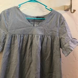 Chambray MikaRose a-line dress